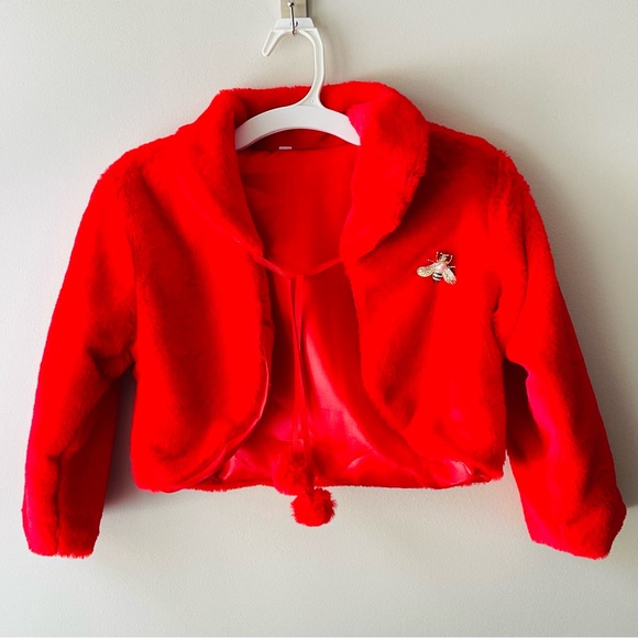 SK Studio Faux Fur Bolero - Picture 1 of 4